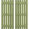 Ekena Millwork Americraft 6-Board, 3 Batten Exterior Real Wood Spaced Board-n-Batten Shutters, ARW401SB623X41MGH, PR ARW401SB623X41MGH - alternate 1